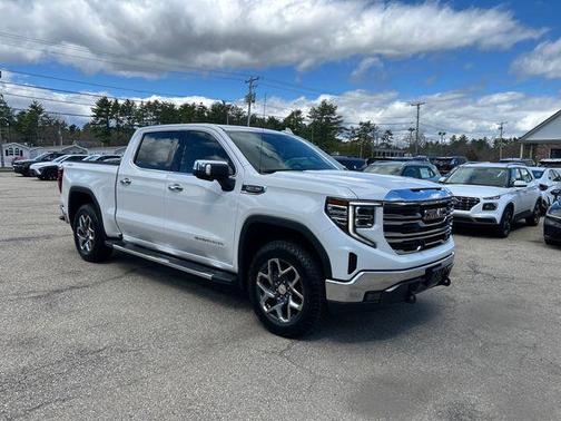 White Frost Tri-Coat 2023 GMC Sierra 1500 SLT
