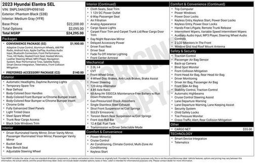 2023 Hyundai ELANTRA SEL