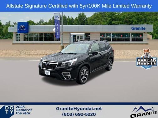 Crystal Black Silica 2021 Subaru Forester Limited