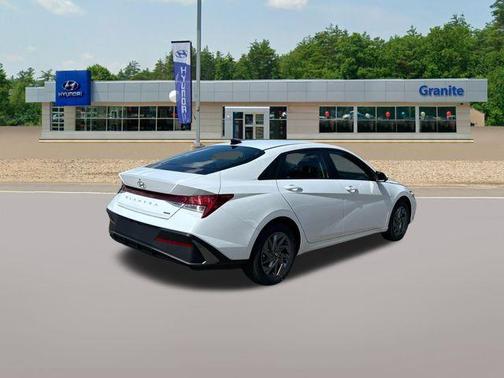 White 2026 Hyundai ELANTRA HEV Blue