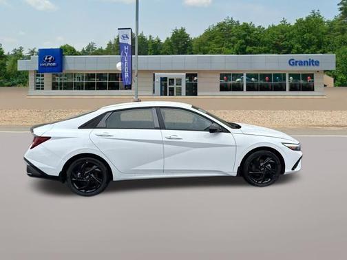 White 2026 Hyundai ELANTRA HEV SEL Sport
