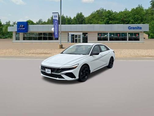 White 2026 Hyundai ELANTRA HEV SEL Sport