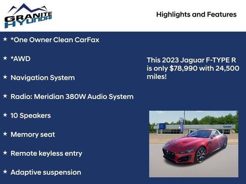 2023 Jaguar F-TYPE R