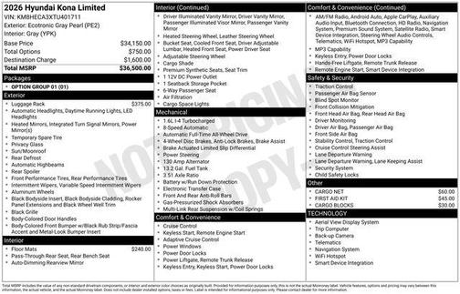2026 Hyundai KONA Limited