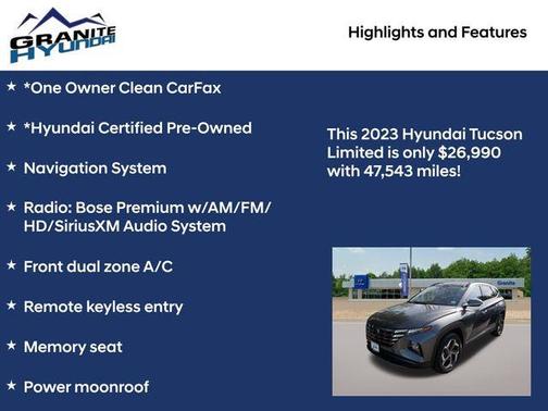 2023 Hyundai TUCSON Limited