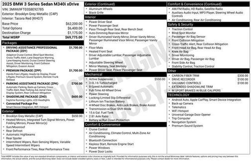 2025 BMW M340 i xDrive