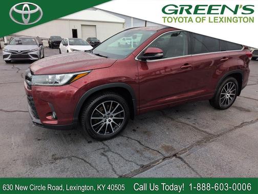Salsa Red Pearl 2017 Toyota Highlander SE