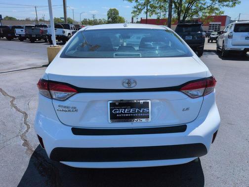 White 2022 Toyota Corolla LE