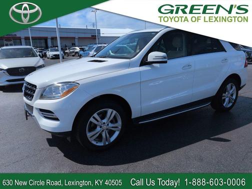 White 2015 Mercedes-Benz M-Class 4MATIC