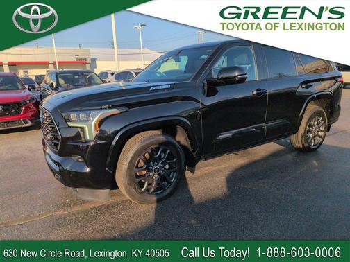 Midnight Black Metallic 2023 Toyota Sequoia Platinum