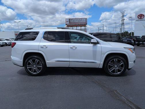 White Frost Tricoat 2017 GMC Acadia Denali