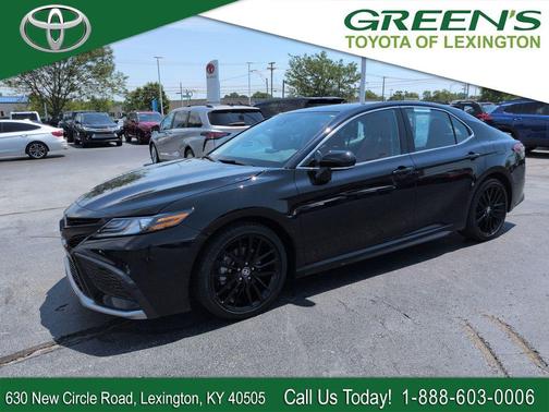 Midnight Black Metallic 2024 Toyota Camry XSE