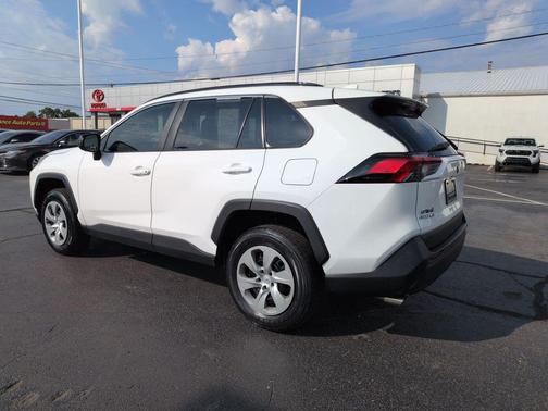 Super White 2019 Toyota RAV4 LE