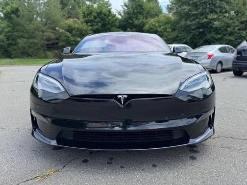Black 2021 Tesla Model S Plaid