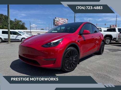Red Multi 2023 Tesla Model Y Long Range