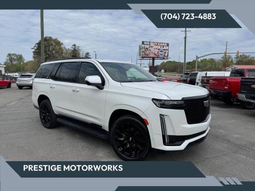 Crystal White Tri-Coat 2021 Cadillac Escalade Sport