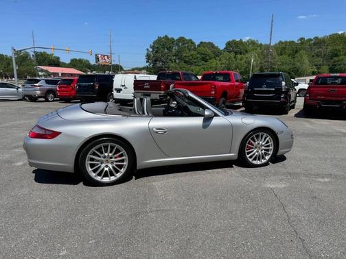 Atlas Gray Metallic 2008 Porsche 911 Carrera S Cabriolet