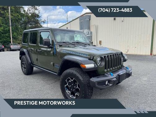 Sarge Green 2022 Jeep Wrangler Unlimited 4xe Rubicon