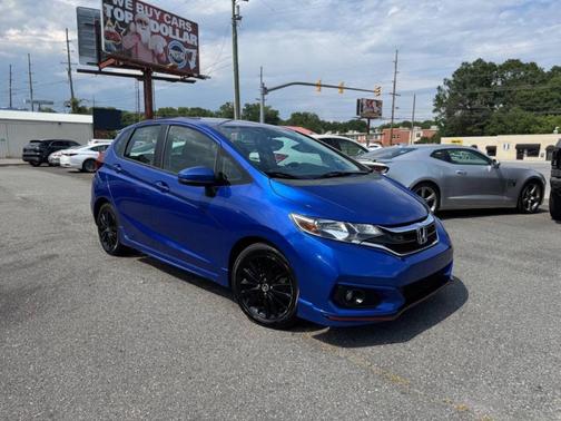 Blue 2018 Honda Fit Sport