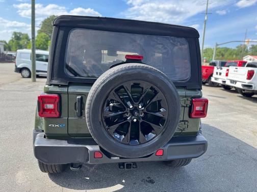 Green 2021 Jeep Wrangler Unlimited 4xe Sahara