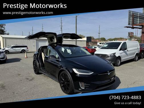 Black 2018 Tesla Model X 75D