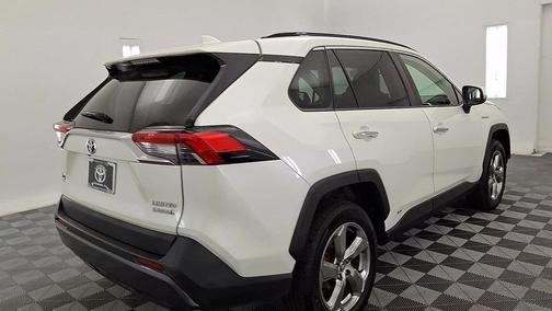 Blizzard Pearl 2020 Toyota RAV4 Hybrid Limited