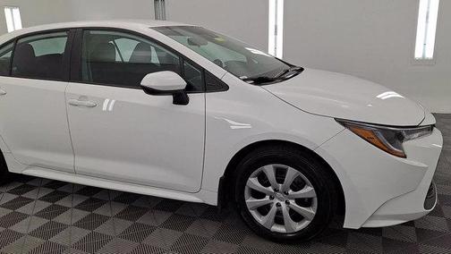 White 2022 Toyota Corolla LE