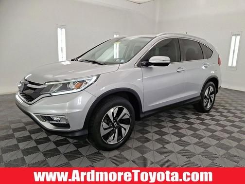 Alabaster Silver Metallic 2015 Honda CR-V Touring