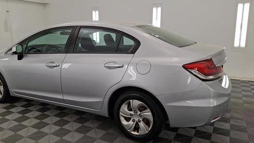 Alabaster Silver Metallic 2013 Honda Civic LX