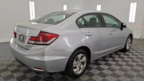 Alabaster Silver Metallic 2013 Honda Civic LX