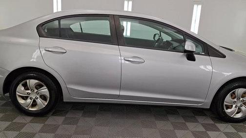 Alabaster Silver Metallic 2013 Honda Civic LX