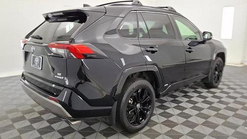 Midnight Black Metallic 2023 Toyota RAV4 Hybrid SE