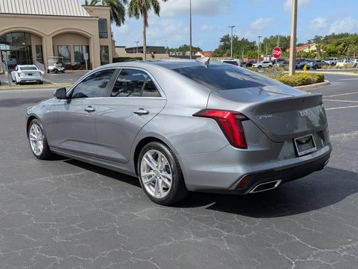 Satin Steel Metallic 2021 Cadillac CT4 Luxury