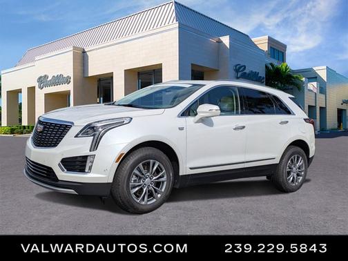 Crystal White Tricoat 2023 Cadillac XT5 AWD Premium Luxury