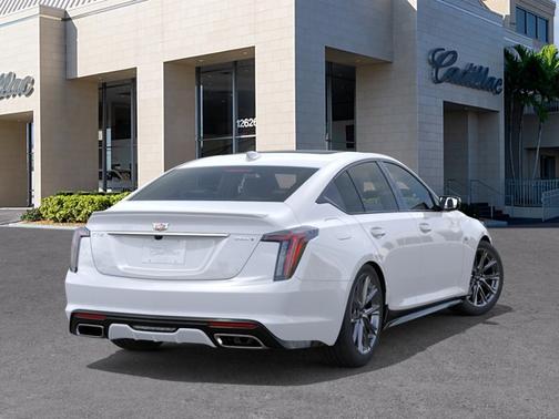Vibrant White Tricoat 2026 Cadillac CT5 Sport