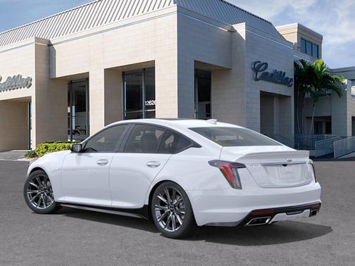 Vibrant White Tricoat 2026 Cadillac CT5 Sport