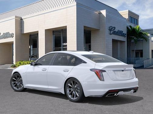 Vibrant White Tricoat 2026 Cadillac CT5 Sport