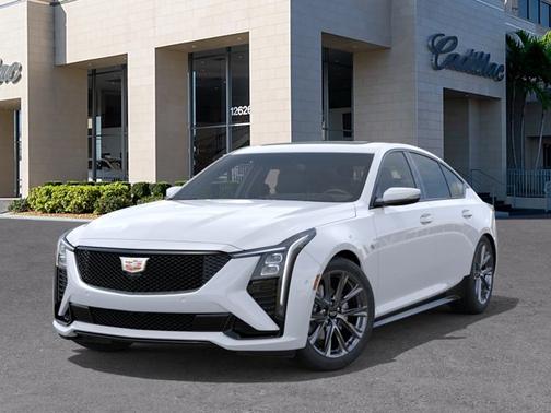 Vibrant White Tricoat 2026 Cadillac CT5 Sport