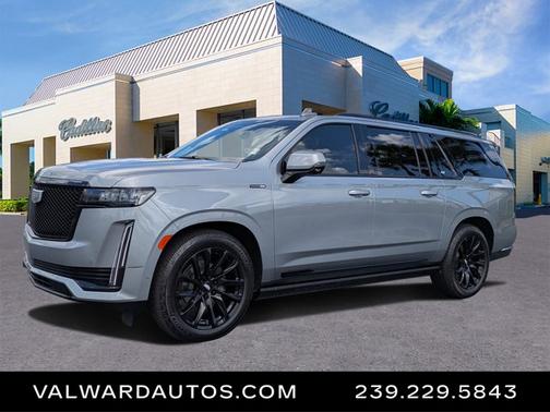 Argent Silver Metallic 2024 Cadillac Escalade ESV 4WD Sport Platinum