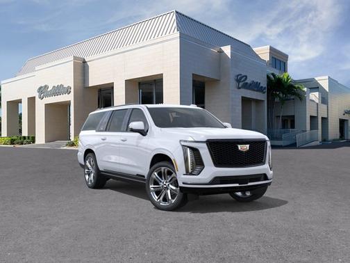Vibrant White Tricoat 2026 Cadillac Escalade ESV 4WD Sport