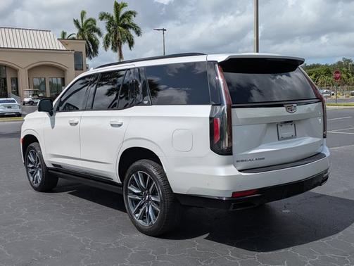 Crystal White Tricoat 2023 Cadillac Escalade 4WD Sport
