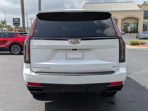 Crystal White Tricoat 2023 Cadillac Escalade 4WD Sport