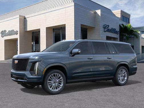 Deep Sea Metallic 2026 Cadillac Escalade ESV 4WD Platinum Sport