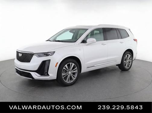 Crystal White Tricoat 2023 Cadillac XT6 AWD Premium Luxury