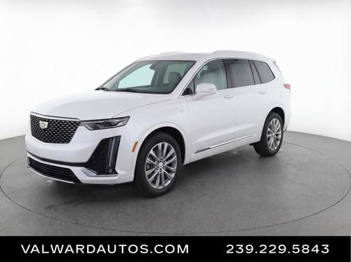 Crystal White Tricoat 2024 Cadillac XT6 AWD Premium Luxury