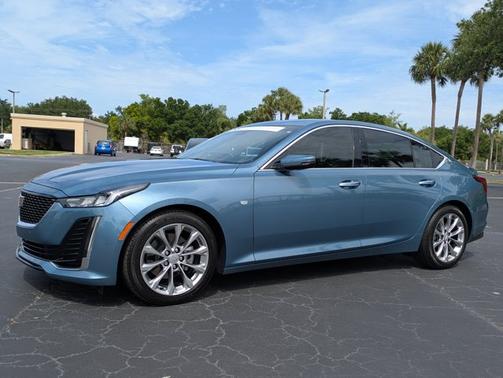 Midnight Steel Metallic 2024 Cadillac CT5 Premium Luxury