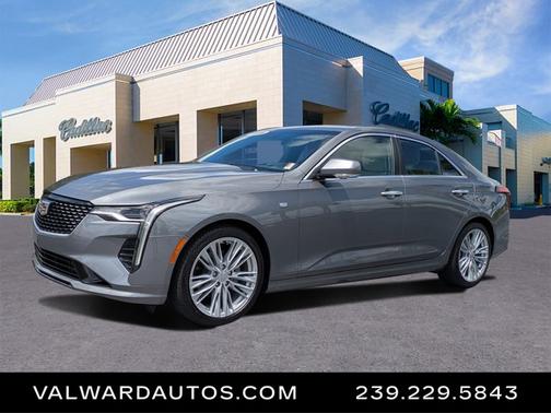 Satin Steel Metallic 2020 Cadillac CT4 Premium Luxury