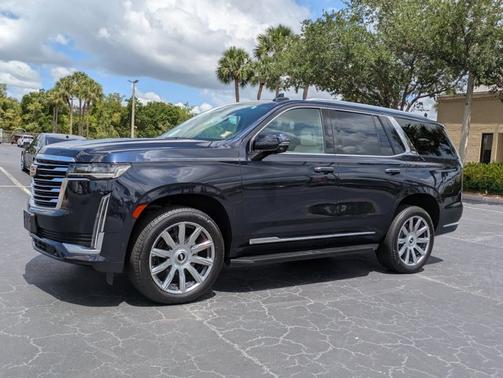 Dark Moon Blue Metallic 2021 Cadillac Escalade Premium Luxury Platinum