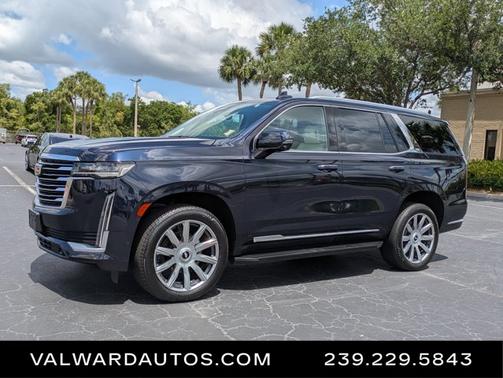 Dark Moon Blue Metallic 2021 Cadillac Escalade Premium Luxury Platinum