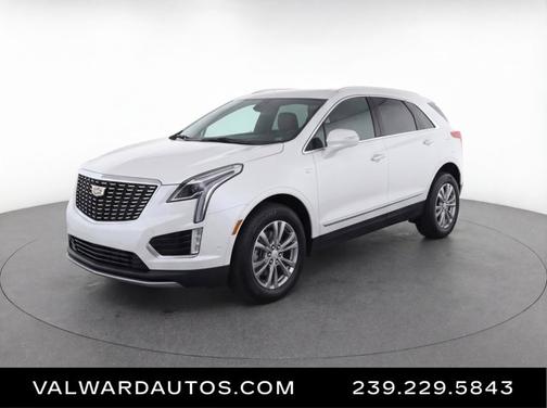 Crystal White Tricoat 2023 Cadillac XT5 FWD Premium Luxury